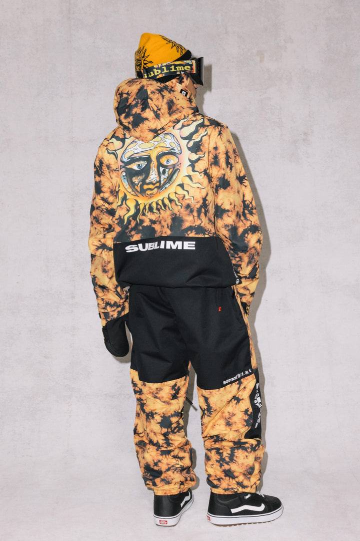 686 Men's Sublime Shell Anorak — SUBLIME ORANGE TIE DYE
