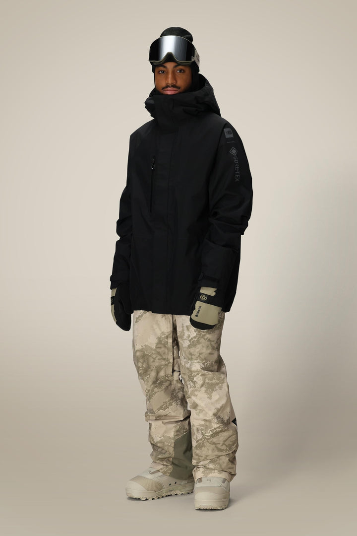 686 Men's GORE-TEX Core Shell Pant — LIMESTONE HEMISPHERE PRINT (vista 2)