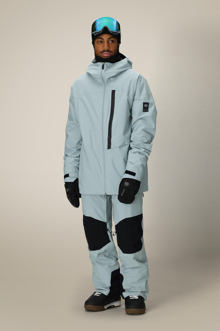 686 Men's GORE-TEX Dispatch Shell Pant — DUSTY MARINE COLORBLOCK (vista 2)