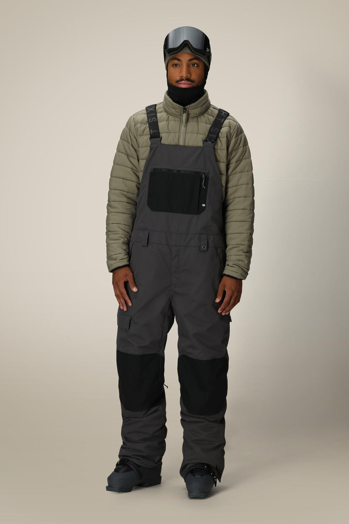 686 Men's Hot Lap Insulated Bib — CHARCOAL COLORBLOCK