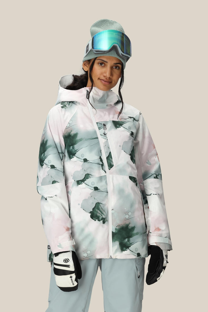 686 Women's Hydra Thermagraph® Jacket — DUSTY MARINE INK