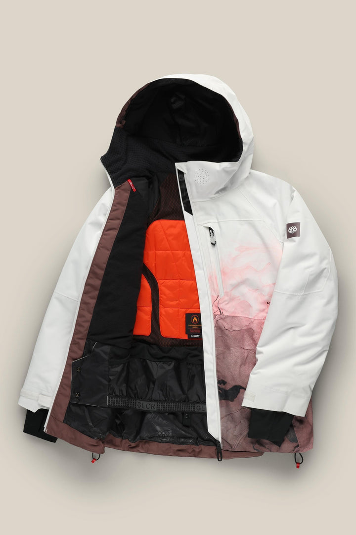 686 Women's Hydra Thermagraph® Jacket — PEPPERCORN CLOUDBREAK (vista 2)