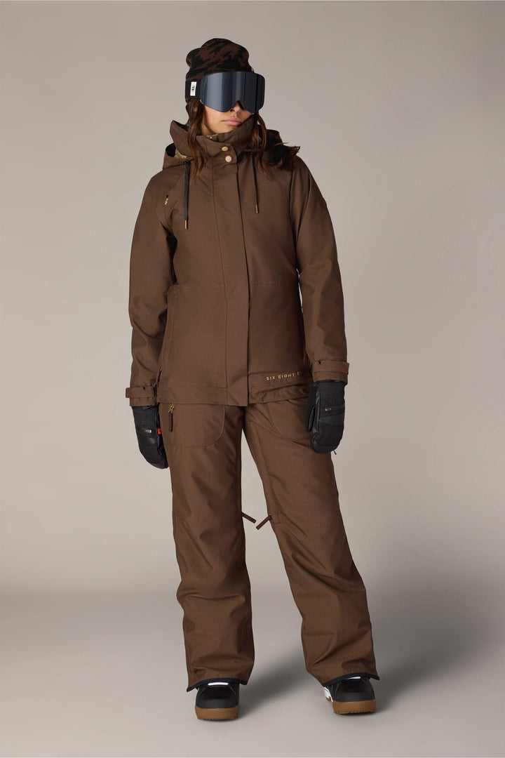 686 Women's SMARTY® 3-In-1 Spellbound Jacket — DARK EARTH DOBBY (vista 2)