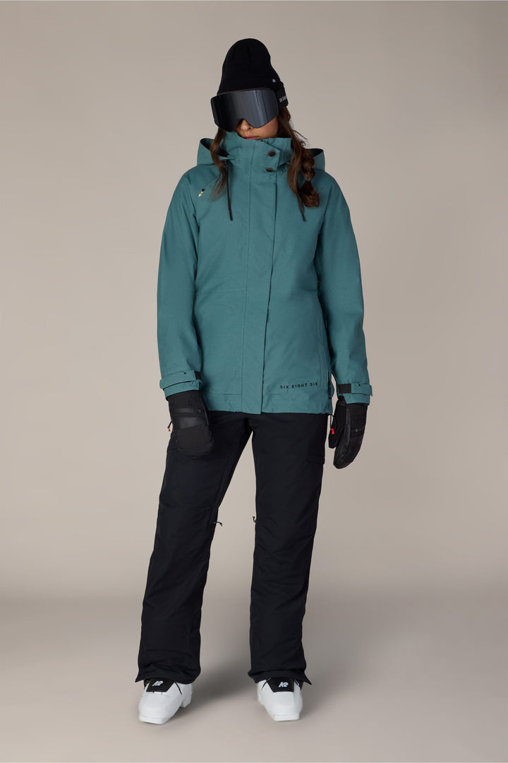 686 Women's SMARTY® 3-In-1 Spellbound Jacket — PALE FIRN DOBBY (vista 2)