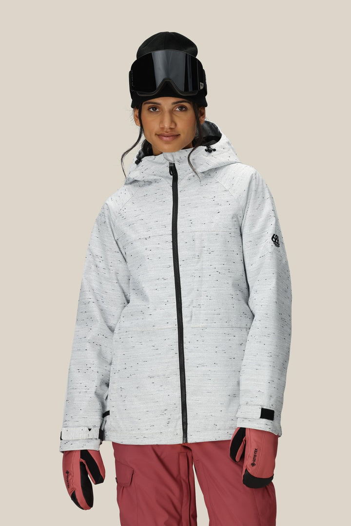 686 Women's Athena™ Insulated Jacket — WHITE SLUB