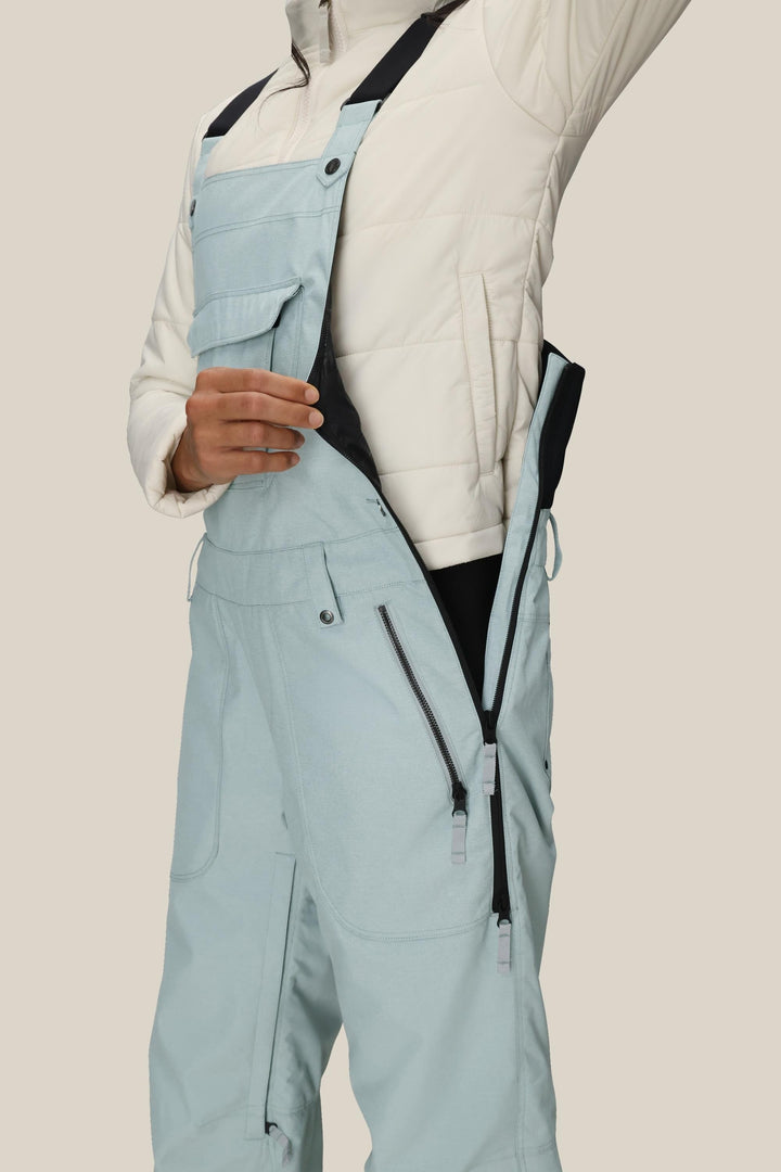 686 Women's Black Magic Insulated Bib — DUSTY MARINE DOBBY (vista 2)