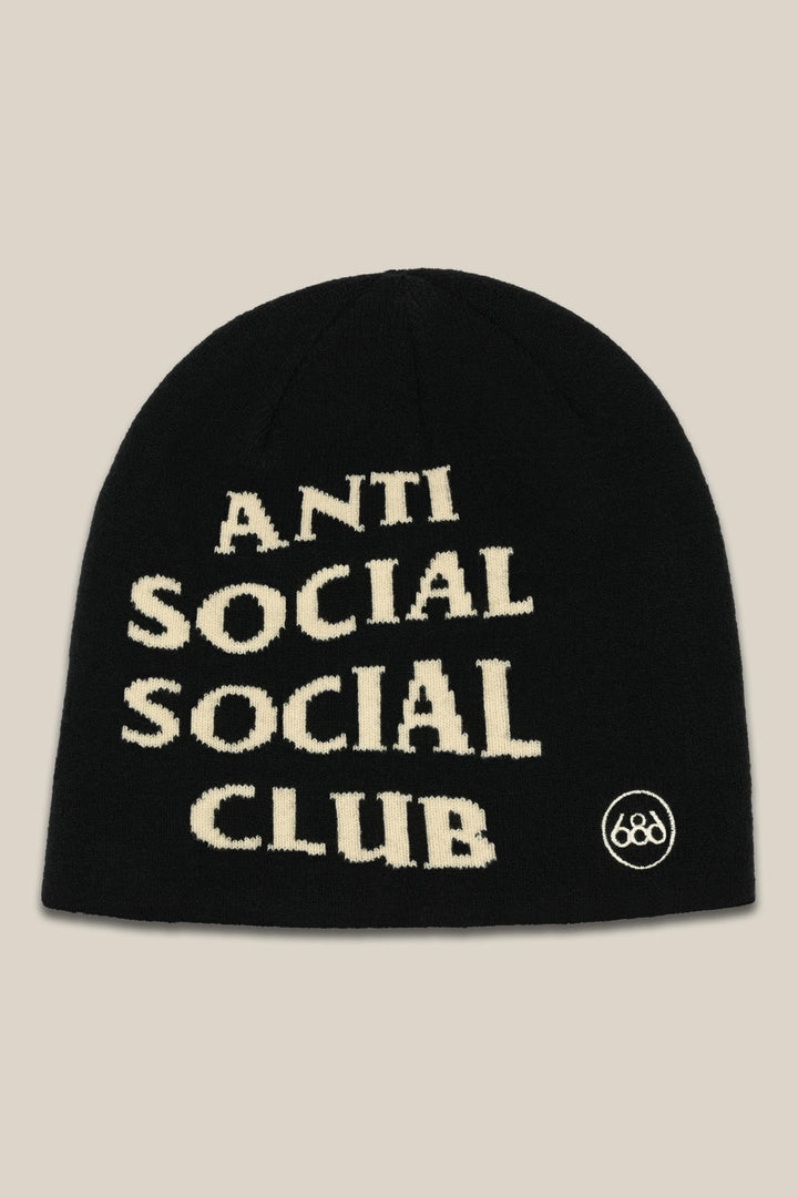 686 ASSC Skully Beanie — ASSC BLACK