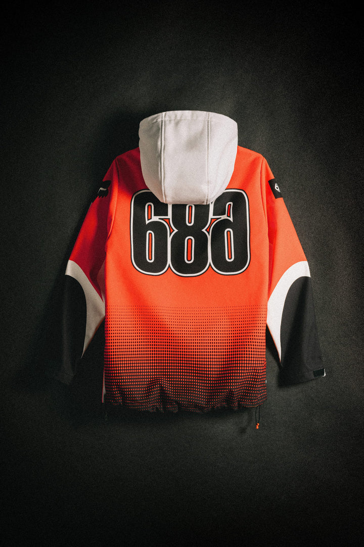 686 Women's Fox Racing 97 Waterproof Hoody — FOX FLARE COLORBLOCK