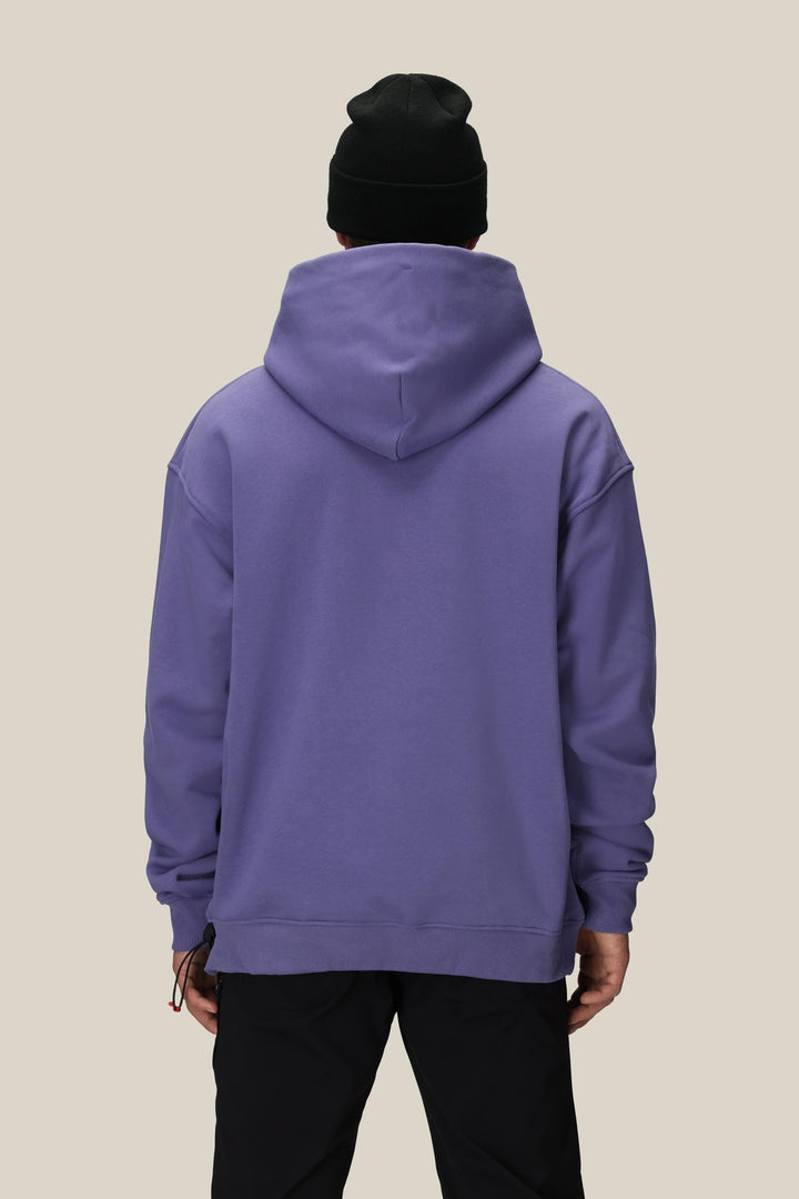 686 Knockout Logo Premium Heavyweight Pullover Hoody — PURPLE DAWN (vista 2)