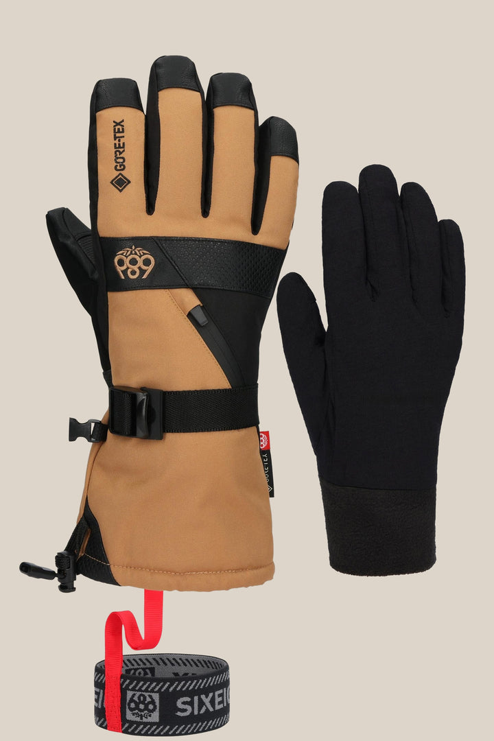 686 Men's GORE-TEX Smarty 3-In-1 Gauntlet Glove — CARAMEL