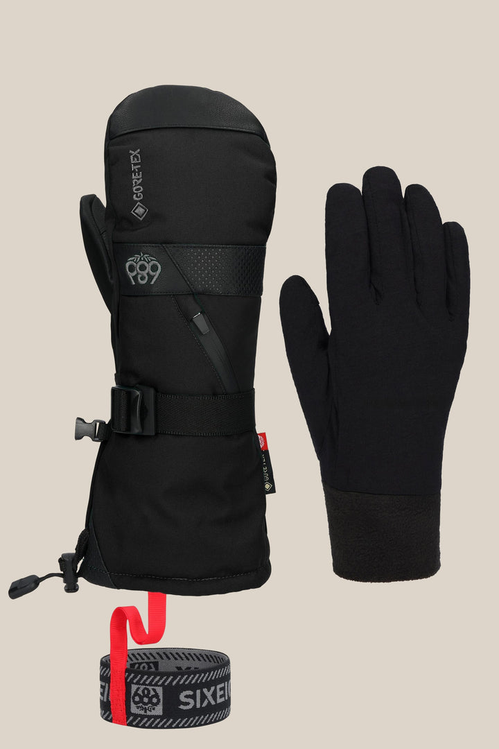 686 Men's GORE-TEX Smarty 3-In-1 Gauntlet Mitt — BLACK