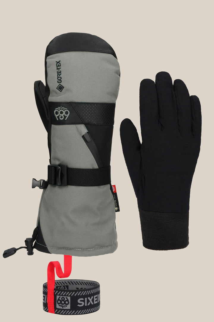 686 Men's GORE-TEX Smarty 3-In-1 Gauntlet Mitt — CHARCOAL
