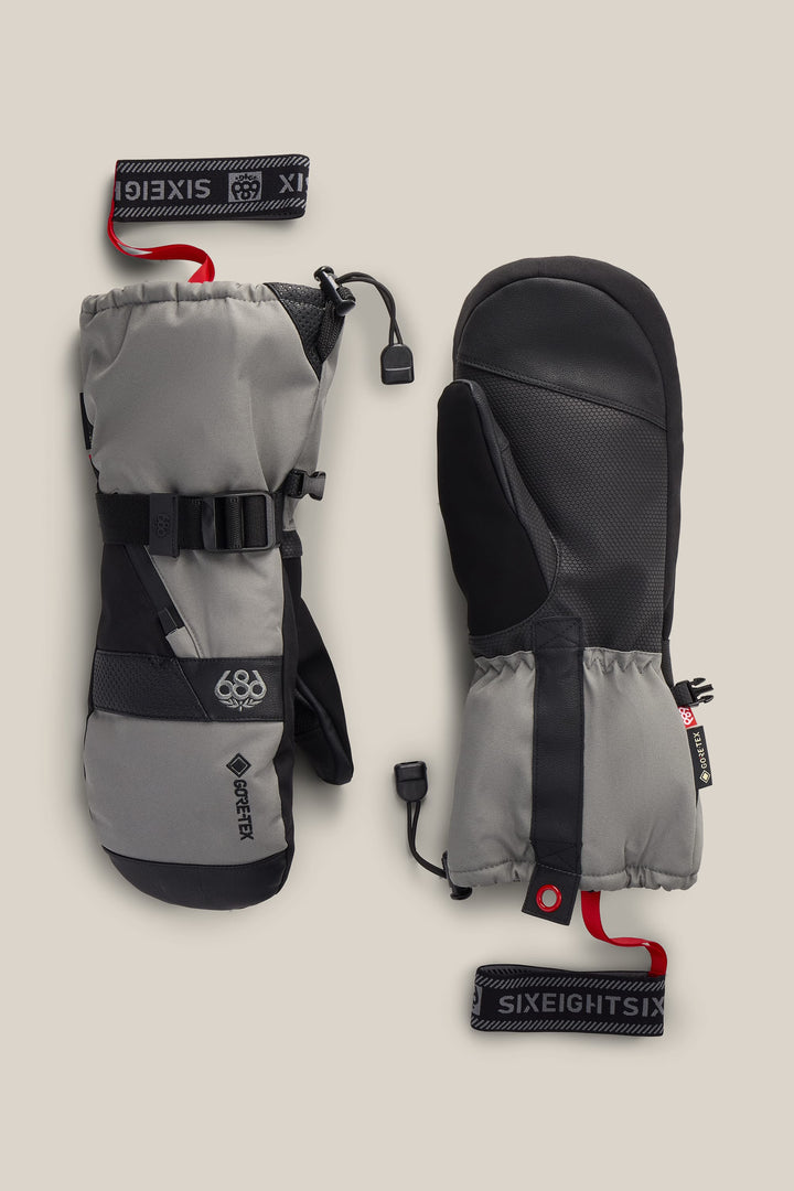 686 Men's GORE-TEX® SMARTY® 3-In-1 Gauntlet Mitt — CHARCOAL