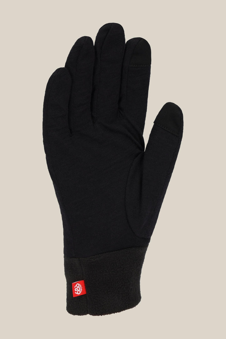 686 Men's Merino Glove Liner — BLACK HEATHER (vista 2)