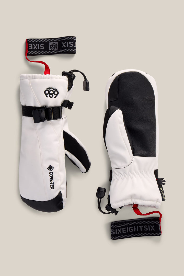 686 Women's GORE-TEX® Linear™ Mitt — WHITE