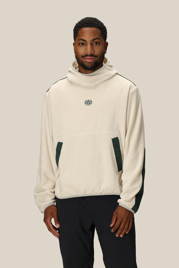 686 Men's Clava Fleece Hoody — LIMESTONE (vista 2)