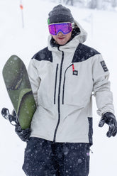 686 Men's GORE-TEX® Dispatch™ Thermagraph® Jacket - LIMESTONE COLORBLOCK