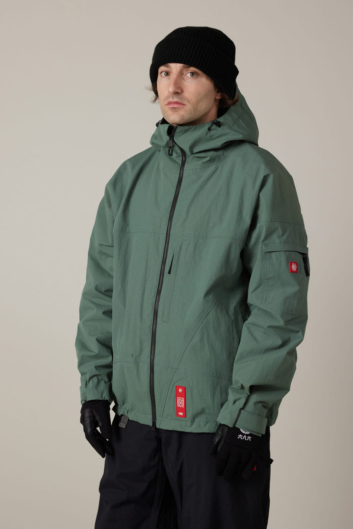 686 Men's 686 Dojo® Shell Jacket — FADED GREEN CRINKLE