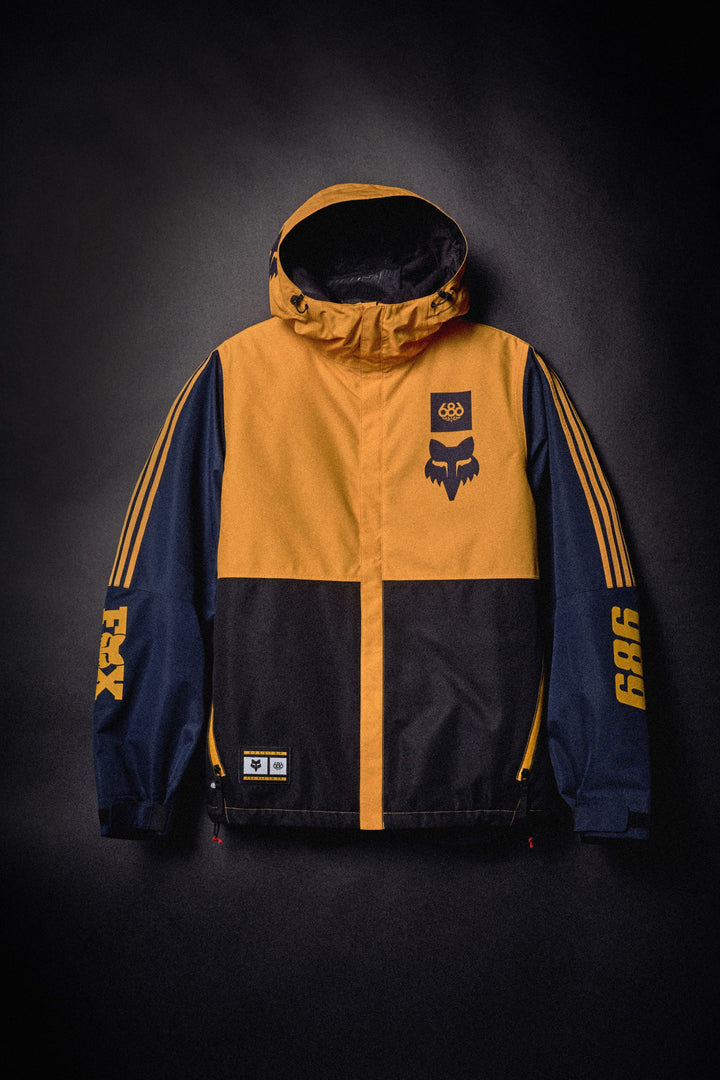 686 Men's Fox Racing Spec Insulated Jacket — FOX YELLOW COLORBLOCK
