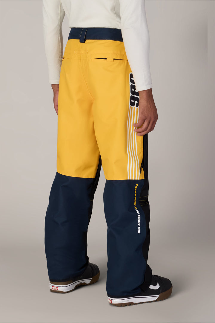 686 Men's Fox Racing Spec Shell Pant — FOX YELLOW COLORBLOCK (vista 2)