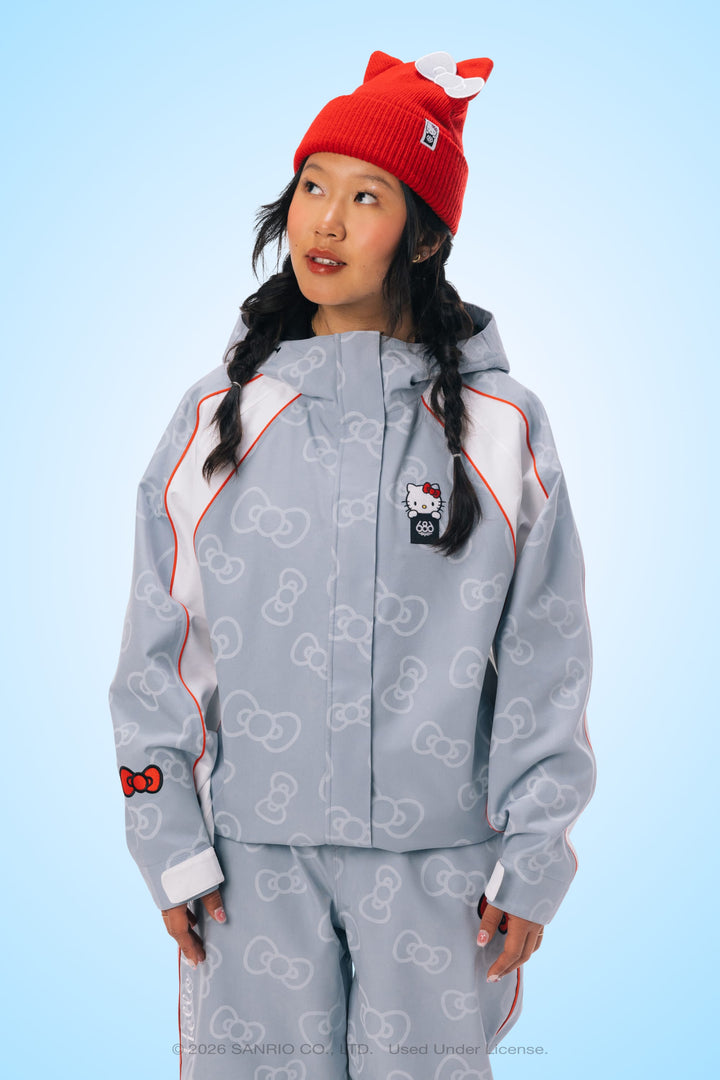 686 Women's Hello Kitty® Lil Bow Shell Jacket — HELLO KITTY® DENIM