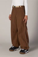 DARK EARTH GRID CORDUROY