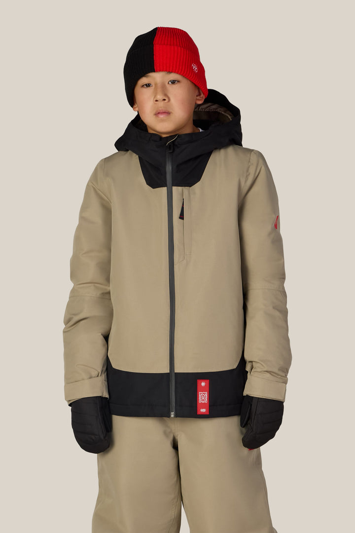 686 Boys' Gateway™ Insulated Jacket — KHAKI COLORBLOCK