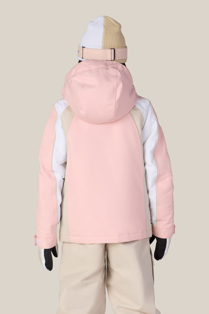 686 Girls' Hologram™ Insulated Jacket — LOTUS COLORBLOCK (vista 2)