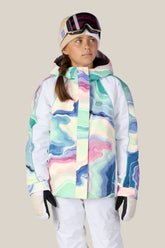 686 Girls' Hologram™ Insulated Jacket - WASABI SEDIMENTARY