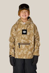 686 Youth Waterproof Hoody - BRONZE SCRATCH CAMO