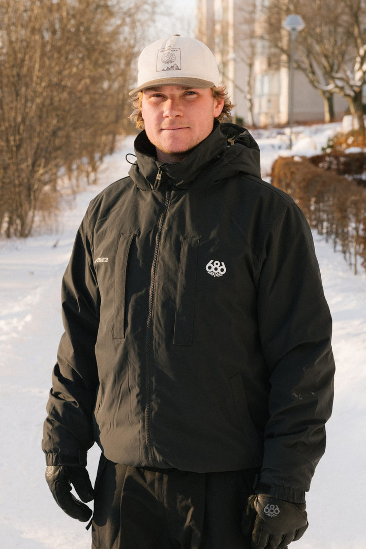 686 Men's WINDSTOPPER® Guideline Insulated Jacket by GORE-TEX® LABS — BLACK