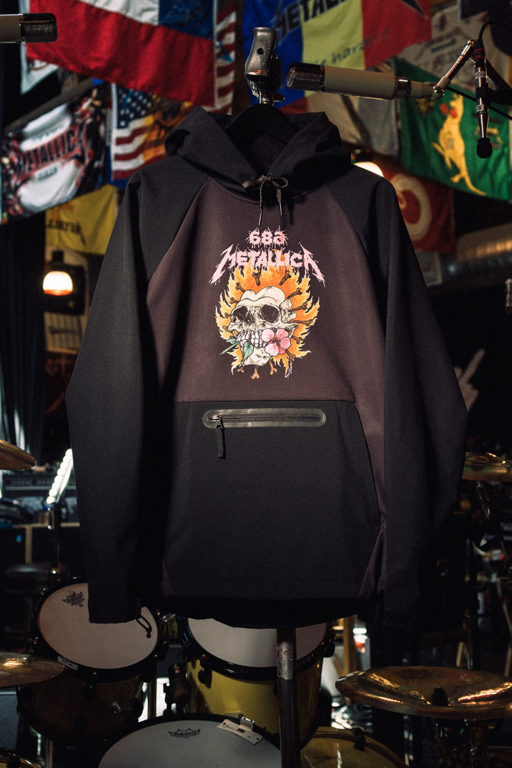 686 Women's Metallica Waterproof Hoody — METALLICA BLACK