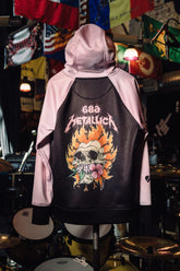 686 Women's Metallica Bonded Fleece Pullover Hoody - METALLICA BLACK
