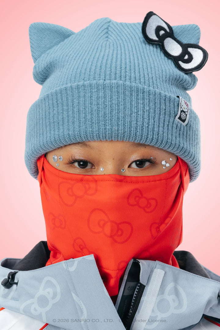 686 Hurra Hinged Balaclava — HELLO KITTY® RED