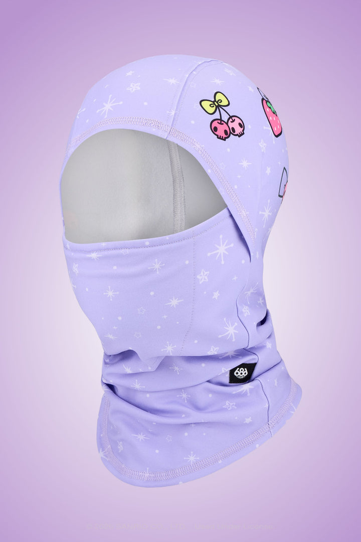 686 Hurra Hinged Balaclava — KUROMI™ VIOLET (vista 2)