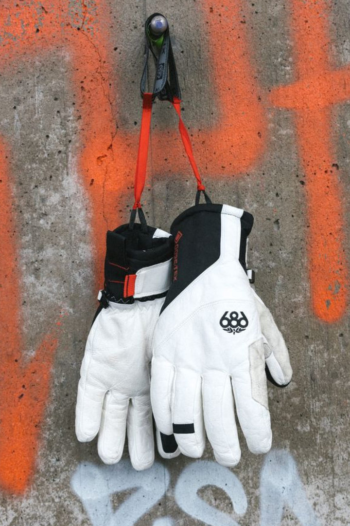686 Men's GORE-TEX® Stronghold Leather Glove — WHITE