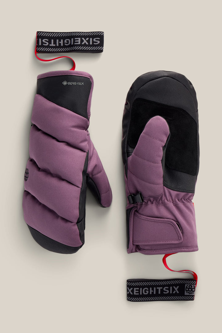 686 Women's GORE-TEX® Buffer Insulated Mitt — BLACK PLUM
