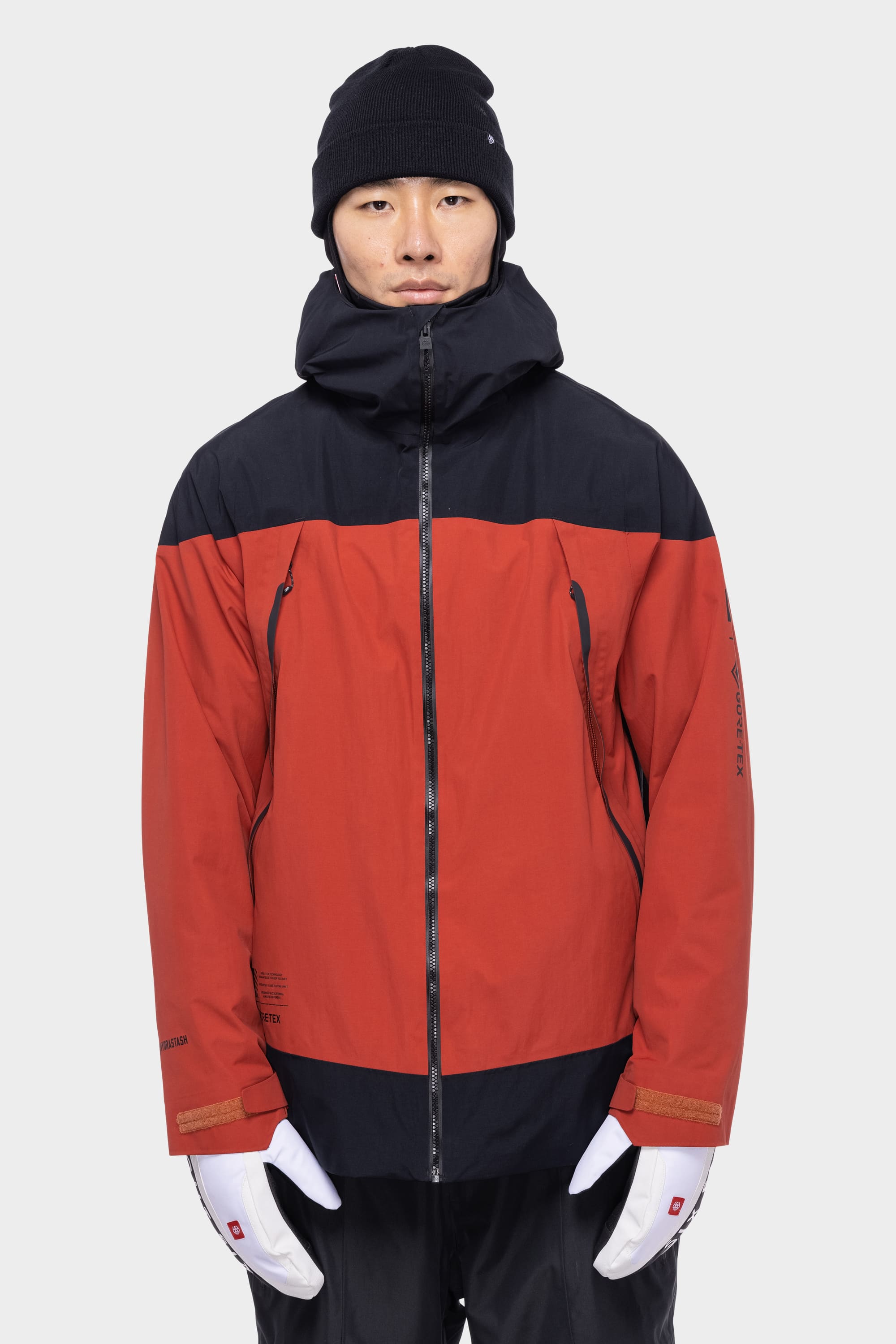 686 22-23 MENS GORE-TEX HYDRASTASH SYNC JKT BRICK RED CLRBLK