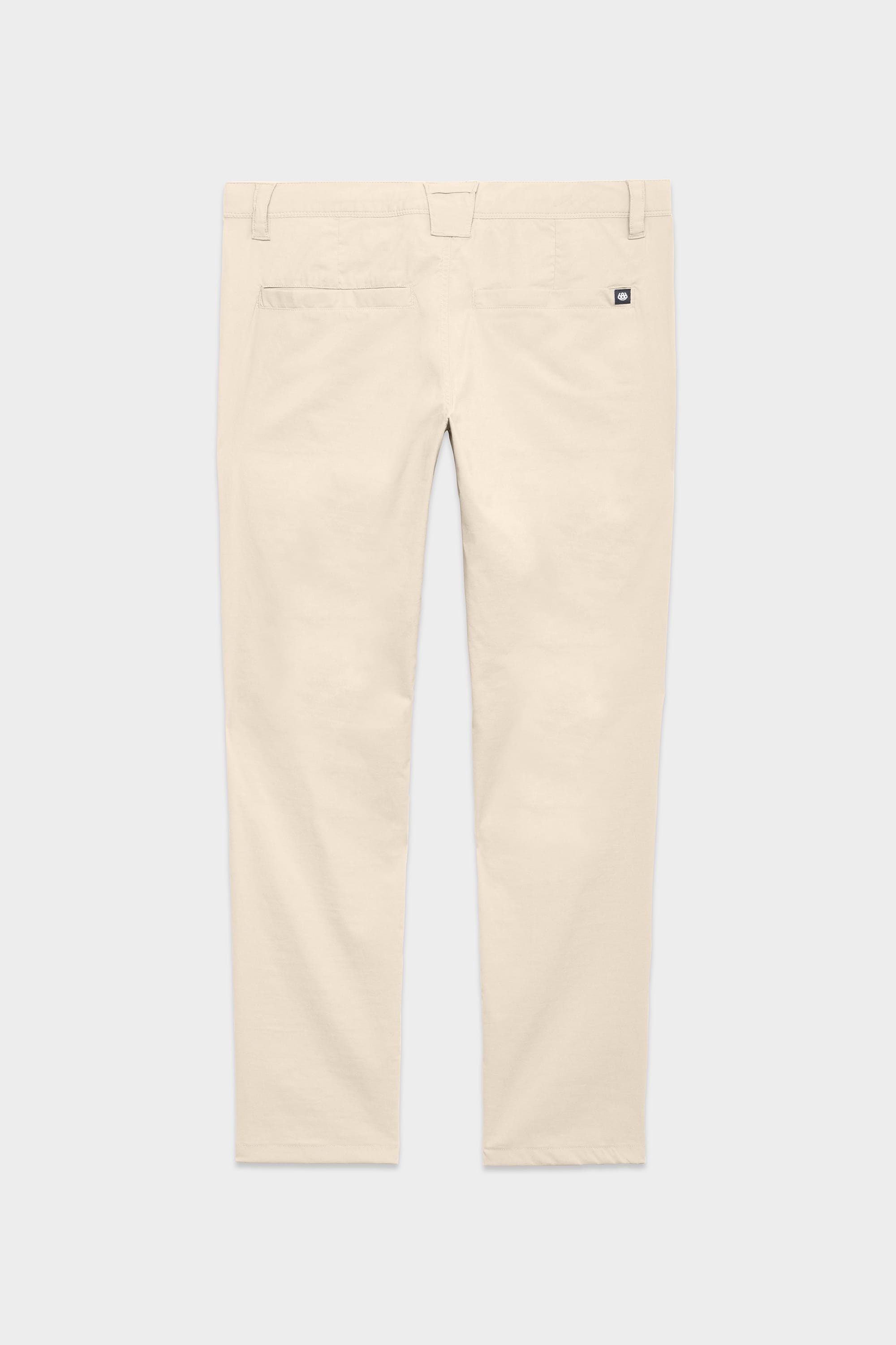 2 Button Extra Long Square Closure Drab Khaki Chino Pants – Luxire