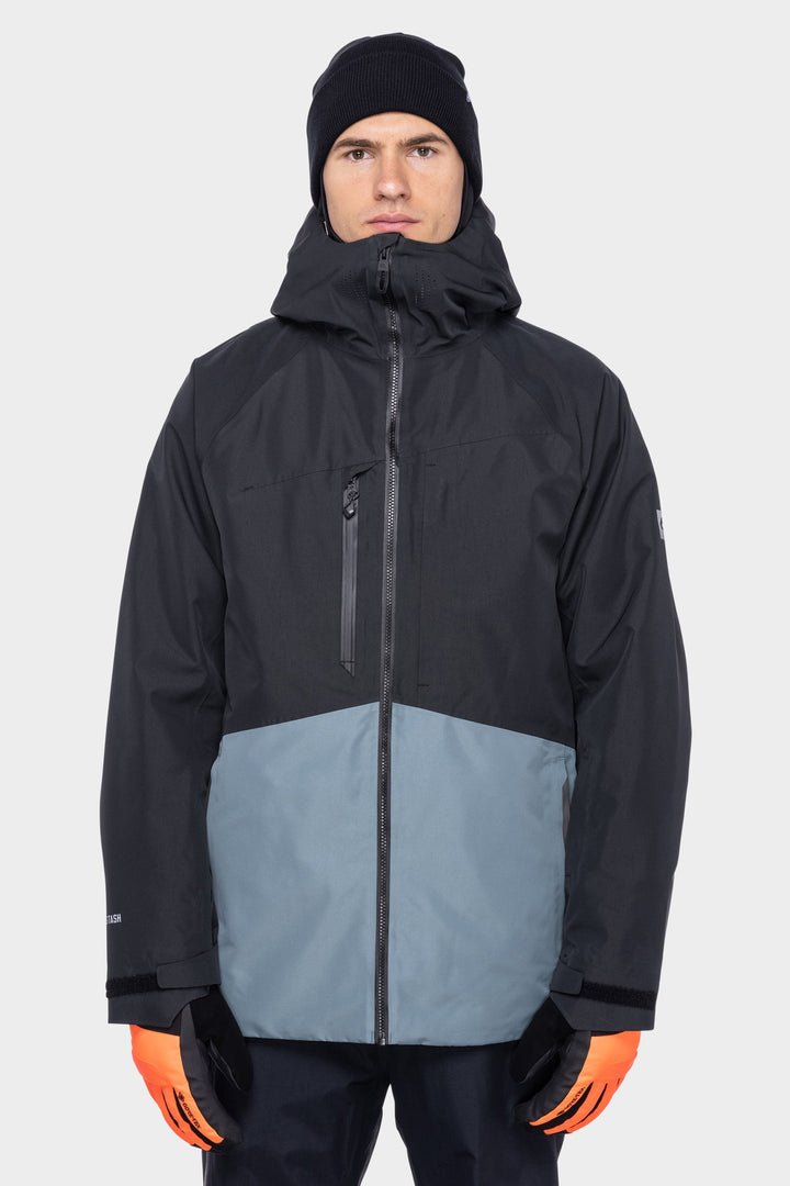 686 Men's Hydrastash Reserve Insulated Jacket — BLACK COLORBLOCK